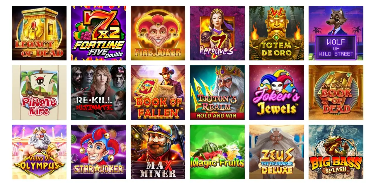 Biblioteka gier online i sloty